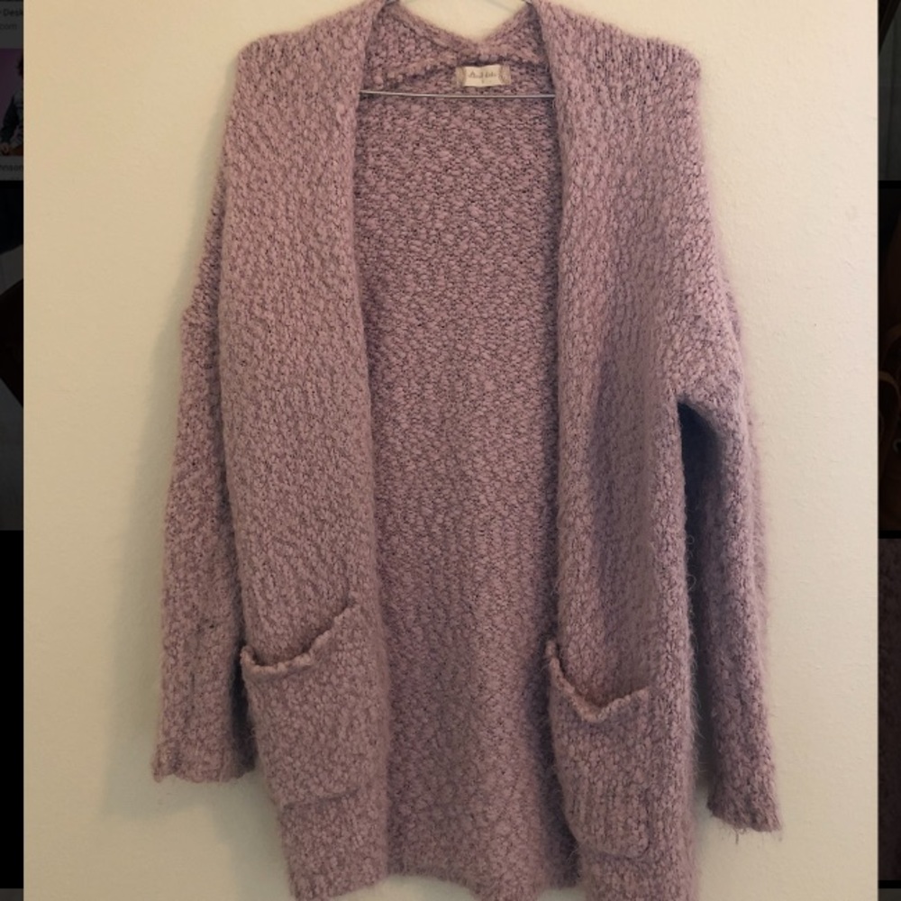 Altar’d state pink cardigan